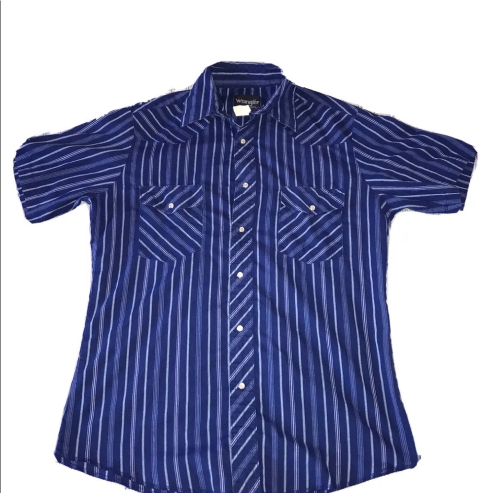 Vintage Wrangler Pearl Snap Medium